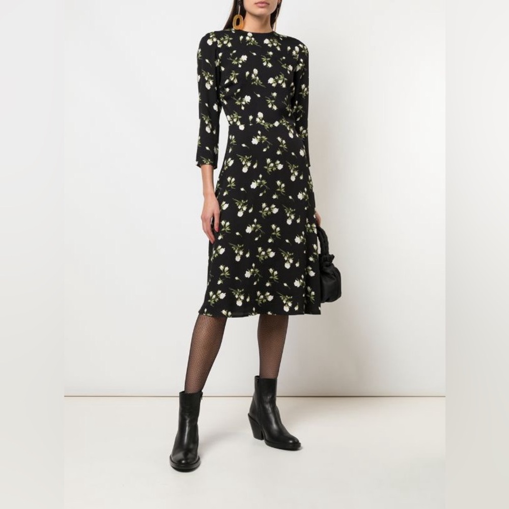 Reformation Rosalee Floral Moon Midi Dress - NWT size 4